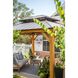 Solaris 3 Light 12 inch English Bronze Outdoor Chandelier