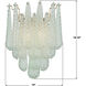Ollie Bath Wall Light in Sand Glass Green