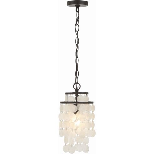 Brielle 1 Light 7 inch Dark Bronze Mini Pendant Ceiling Light