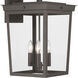 Belmont 3 Light 20 inch Twilight Bronze Outdoor Sconce