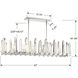 Watson 6 Light 42 inch Polished Nickel Linear Chandelier Ceiling Light