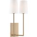 Lena Bath Wall Light in Vibrant Gold