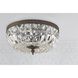 Westbury 3 Light 12 inch English Bronze Flush Ceiling Light in Clear Hand Cut