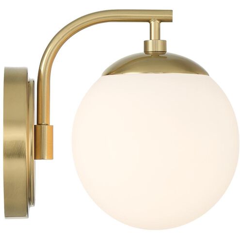 Maverick 1 Light 8 inch Vibrant Gold Bath Vanity Light Wall Light