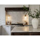 Fulton Bath Sconce Wall Light in Antique Gold, White