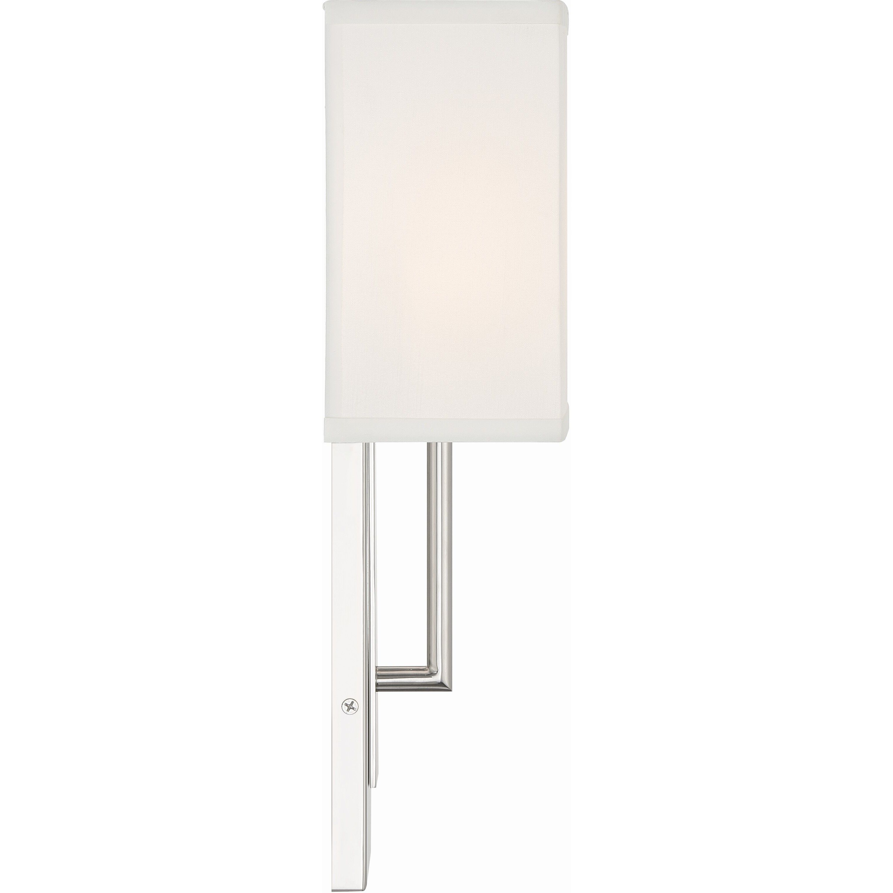 Brent Bath Sconce Wall Light in Polished Nickel