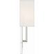 Brent Bath Sconce Wall Light in Polished Nickel