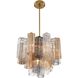 Addis 4 Light 17.75 inch Aged Brass Mini Chandelier Ceiling Light in Autumn