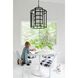 Hulton 6 Light 21 inch Matte Black Chandelier Ceiling Light