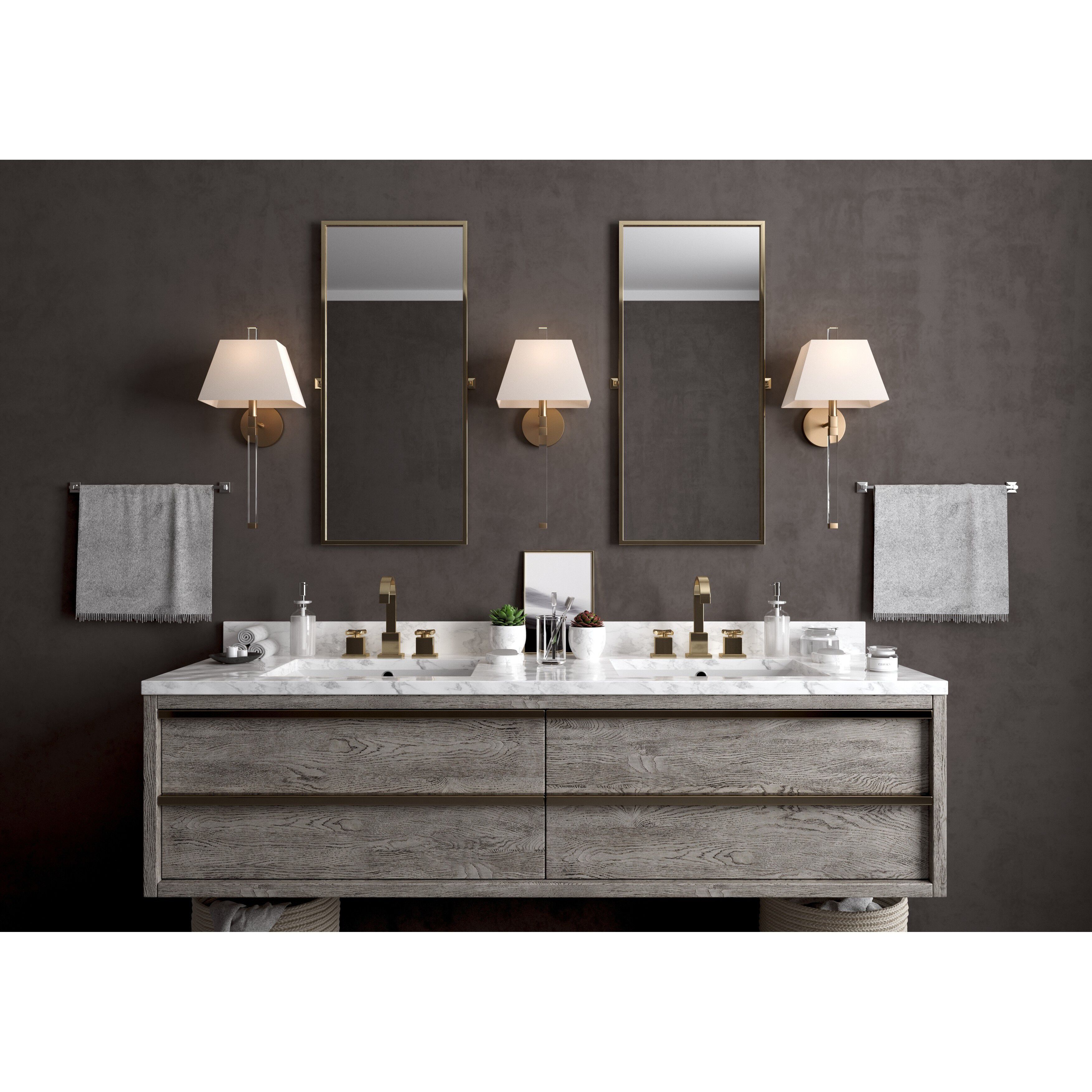 Renee 1 Light 10 inch Aged Brass Sconce Wall Light