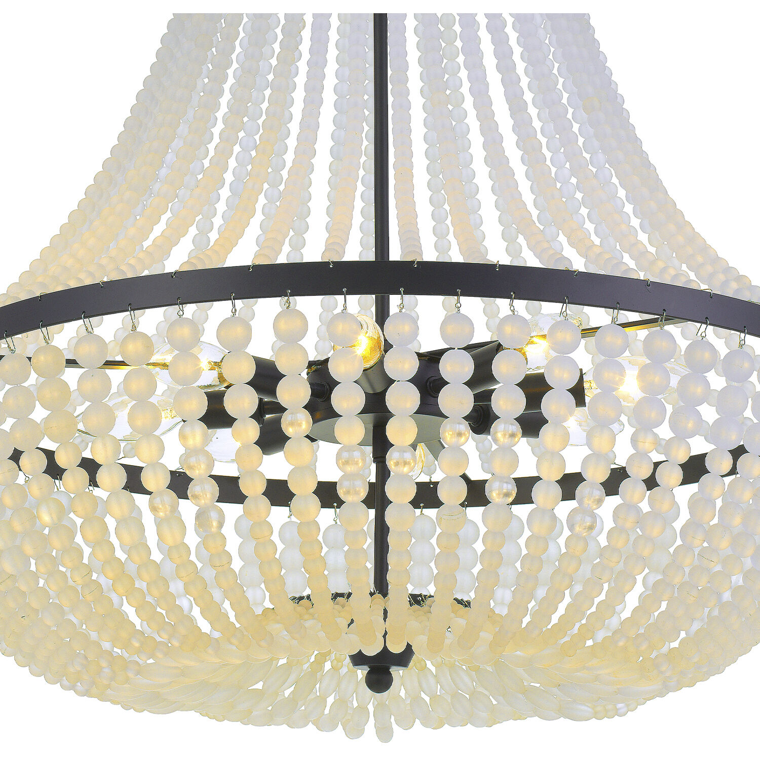 Rylee 8 Light 24.75 inch Matte Black Chandelier Ceiling Light