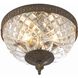 Radley 2 Light 8 inch English Bronze Flush Ceiling Light