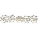 Marselle Bath Vanity Light Wall Light in Antique Silver