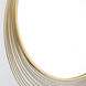 Cecile 34.75 X 34.75 inch Antique Gold Mirror
