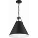 Xavier 3 Light 16 inch Matte Black Pendant Ceiling Light