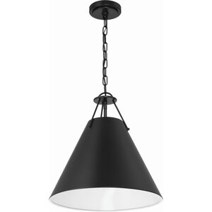 Xavier 3 Light 16 inch Matte Black Pendant Ceiling Light