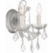 Maria Theresa Sconce Wall Light in Clear Spectra, Polished Chrome