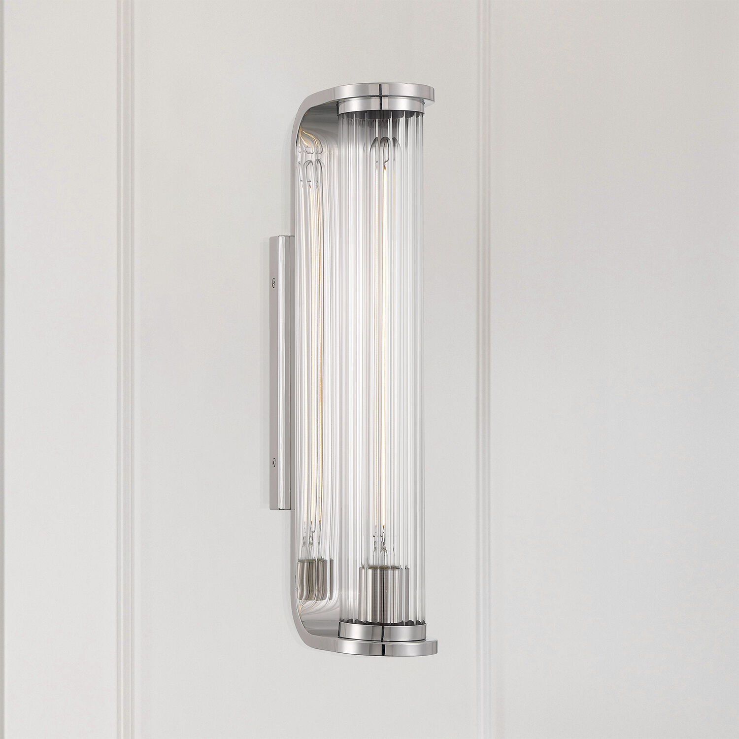 Jarvis Bath Sconce Wall Light in Polished Nickel
