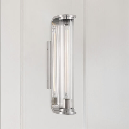 Jarvis Wall Sconce Wall Light in Polished Nickel