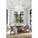 Abigail 21 Light 30 inch Aged Brass Chandelier Ceiling Light in White