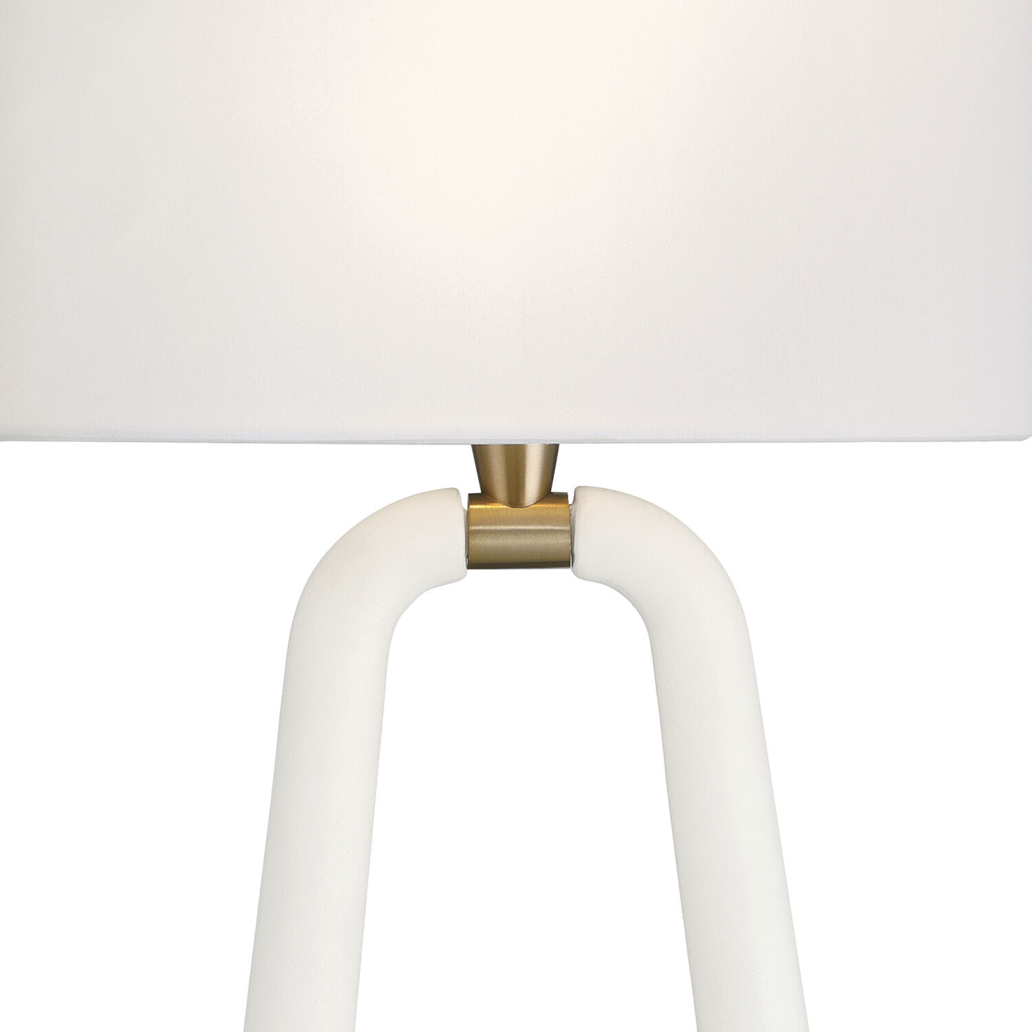 Jori Bath Wall Light in Aged Brass and Matte White