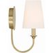 Payton Bath Sconce Wall Light in Vibrant Gold