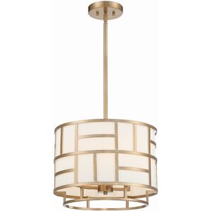 Danielson 4 Light 16.75 inch Vibrant Gold Mini Chandelier Ceiling Light