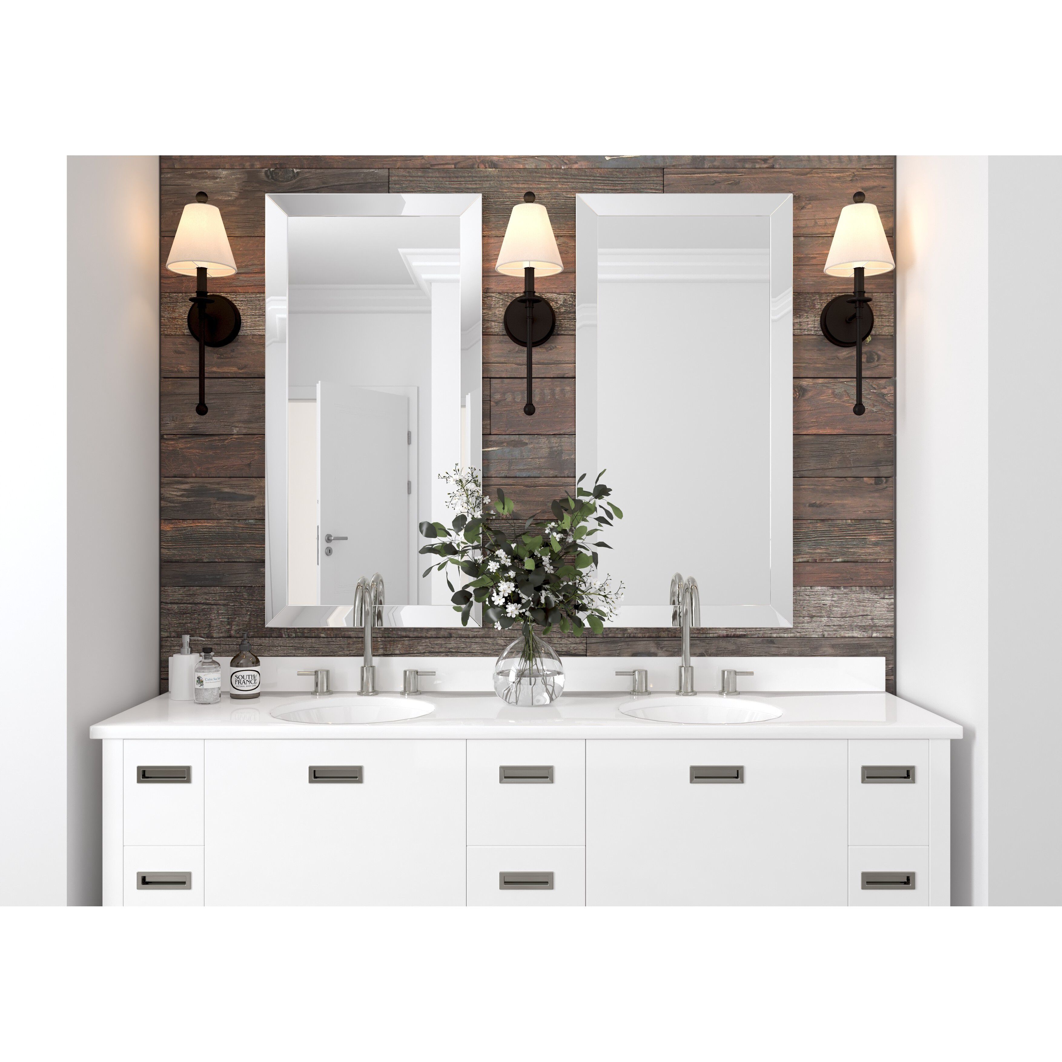 Riverdale Bath Sconce Wall Light in Black Forged