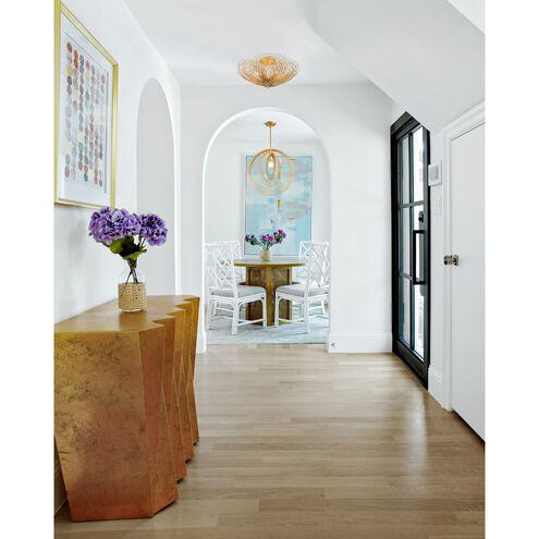 Doral 1 Light 20 inch Renaissance Gold Pendant Ceiling Light