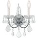 Imperial 2 Light 12 inch Polished Chrome Sconce Wall Light in Clear Spectra