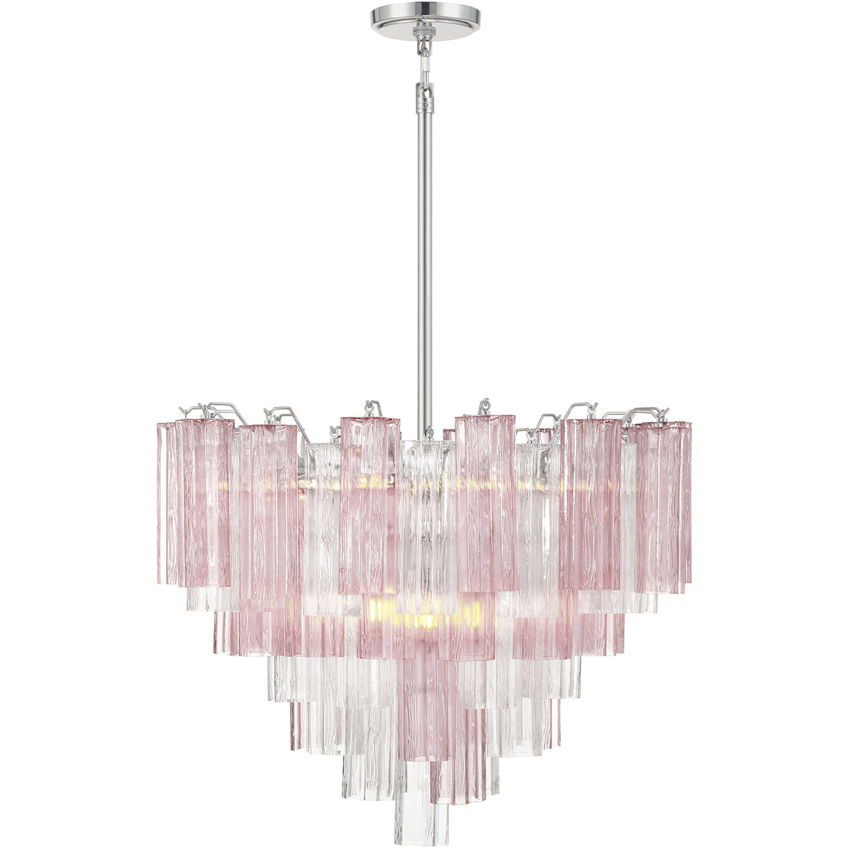 Addis 12 Light 26.75 inch Polished Chrome Chandelier Ceiling Light in Spring