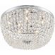 Nola 5 Light 20 inch Polished Chrome Flush Ceiling Light