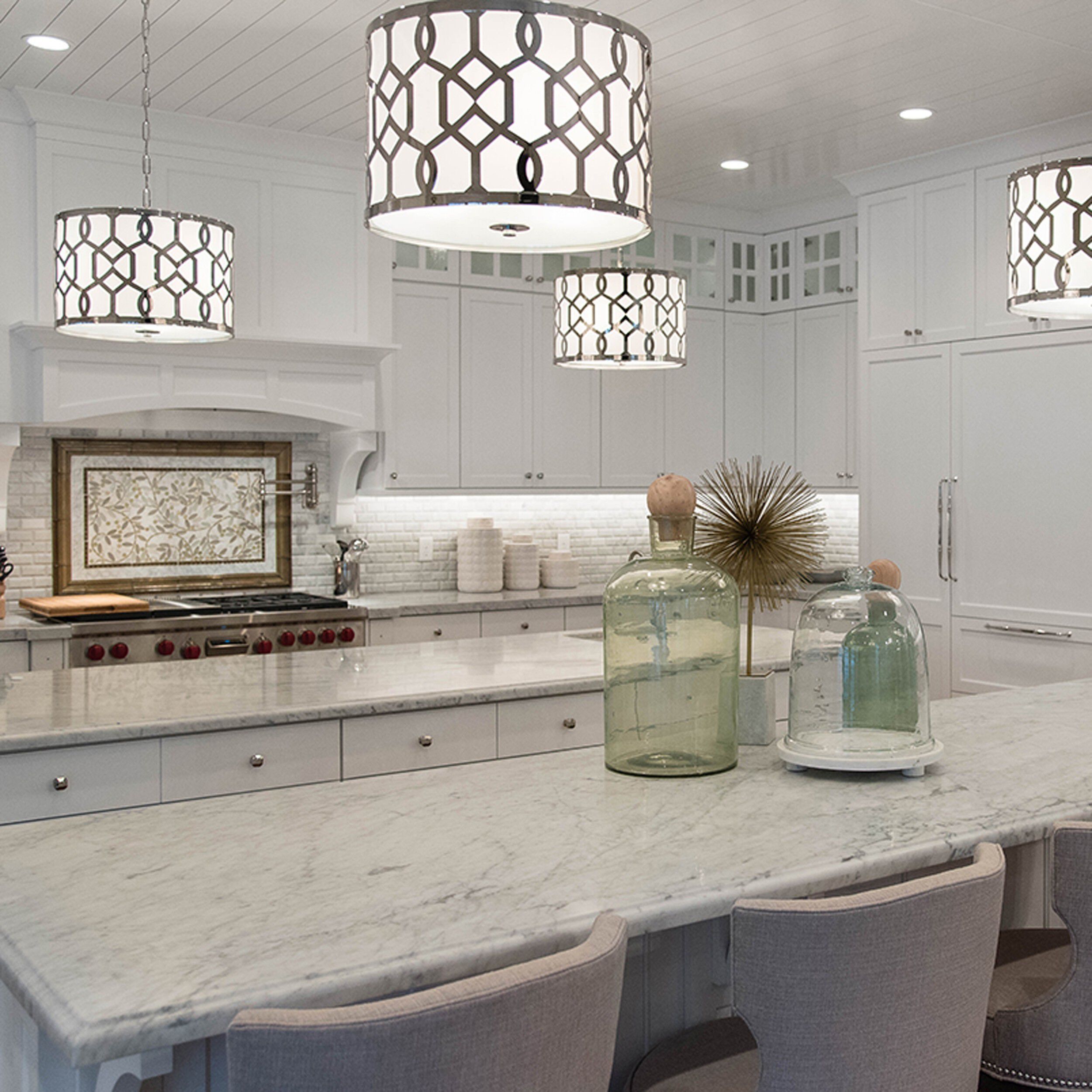 Jennings 3 Light 18.25 inch Polished Nickel Chandelier Ceiling Light