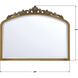 Arden 40 X 31 inch Burnished Brass Mirror
