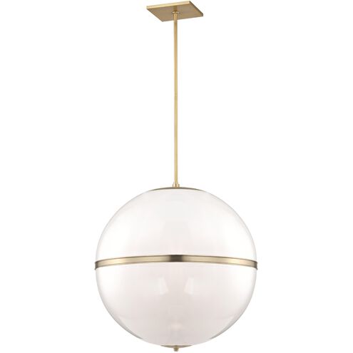 Truax 4 Light 30 inch Aged Brass Pendant Ceiling Light