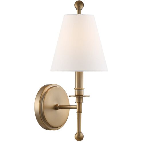Riverdale 1 Light 6 inch Aged Brass Sconce Wall Light