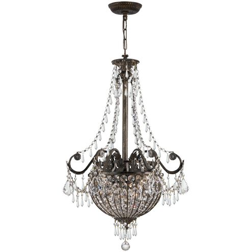 Vanderbilt 6 Light 22 inch English Bronze Pendant Ceiling Light