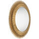 Broche 46.75 X 46.75 inch Antique Gold Mirror