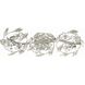 Marselle Bath Vanity Light Wall Light in Antique Silver