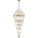 Hayes 31 Light 24 inch Aged Brass Chandelier Ceiling Light