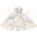 Southport 5 Light 22 inch Wet White Semi Flush Ceiling Light