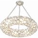 Palla 6 Light 24 inch Antique Silver Semi Flush Ceiling Light