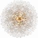 Addis 20 Light 31.5 inch Aged Brass Chandelier Ceiling Light in Tronchi Glass Clear