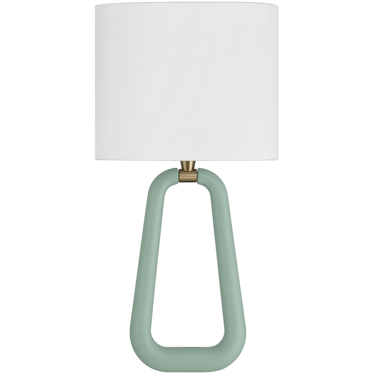 Jori Bath Wall Light in Aged Brass and Green