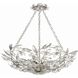 Marselle 6 Light 24 inch Antique Silver Semi Flush Ceiling Light