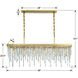 Winham 6 Light 49 inch Antique Gold Chandelier Ceiling Light