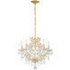 Maria Theresa 6 Light 20 inch Gold Chandelier Ceiling Light in Clear Hand Cut
