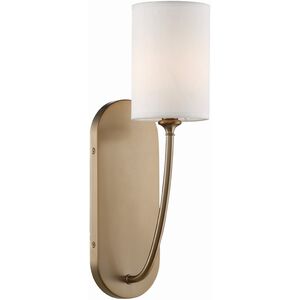 Preston 1 Light 4.5 inch Vibrant Gold Sconce Wall Light