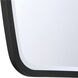 Lindee 36 X 24 inch Matte Black Mirror
