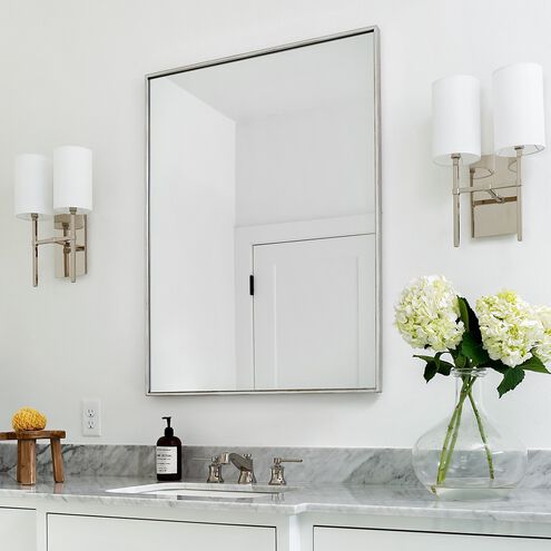 Veronica 2 Light 11 inch Polished Nickel Sconce Wall Light